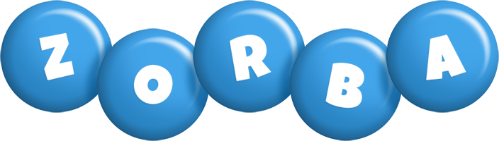 Zorba candy-blue logo
