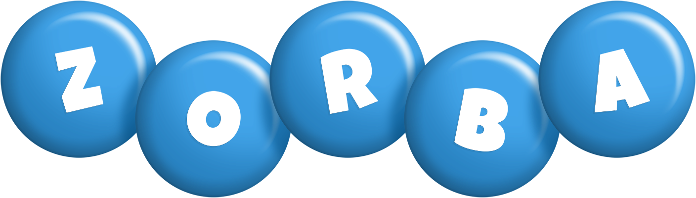 Zorba candy-blue logo