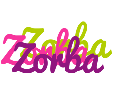 Zorba flowers logo