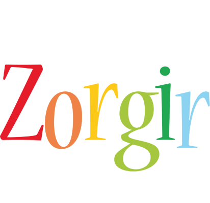 Zorgir birthday logo