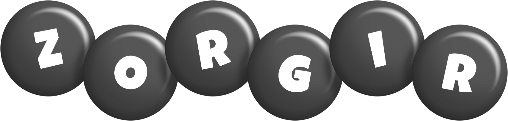 Zorgir candy-black logo