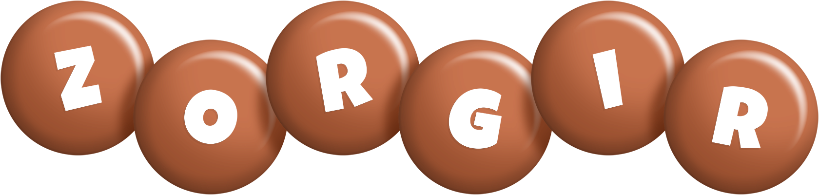 Zorgir candy-brown logo