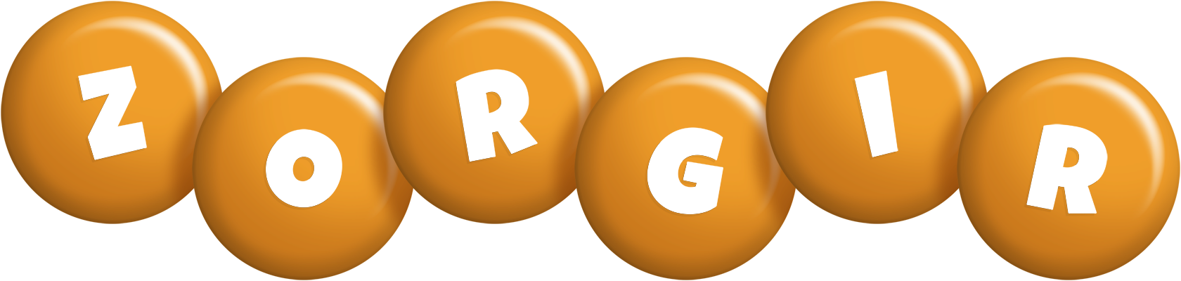 Zorgir candy-orange logo