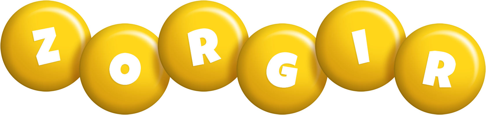 Zorgir candy-yellow logo