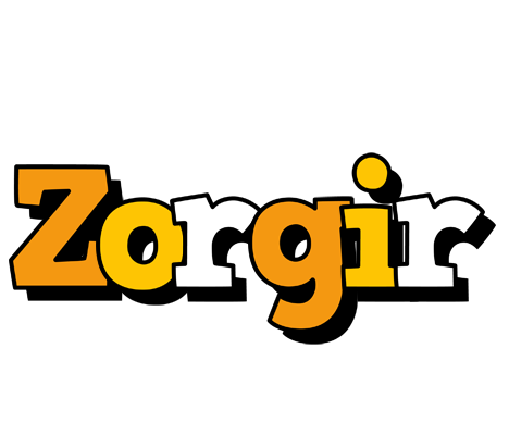 Zorgir cartoon logo