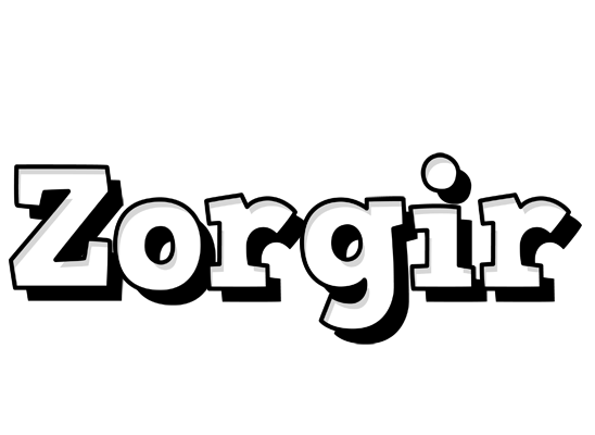 Zorgir snowing logo
