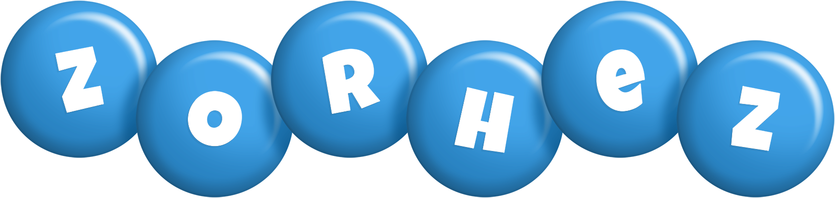 Zorhez candy-blue logo