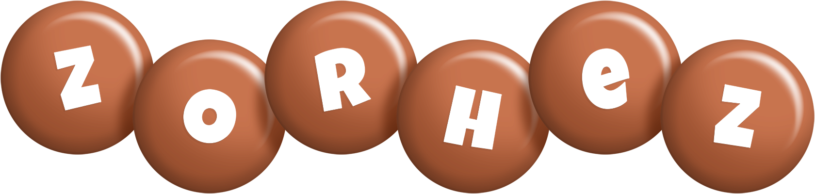 Zorhez candy-brown logo
