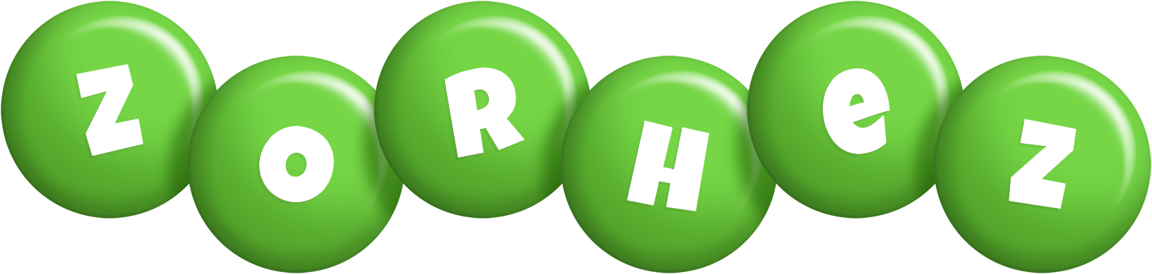 Zorhez candy-green logo