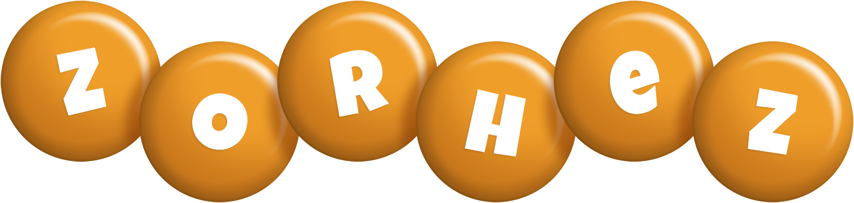 Zorhez candy-orange logo
