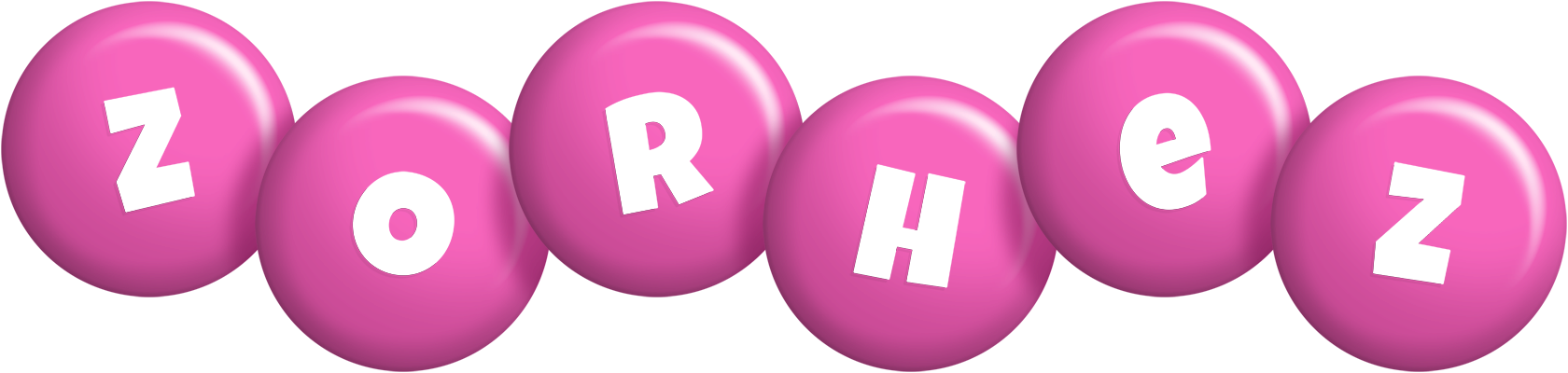 Zorhez candy-pink logo