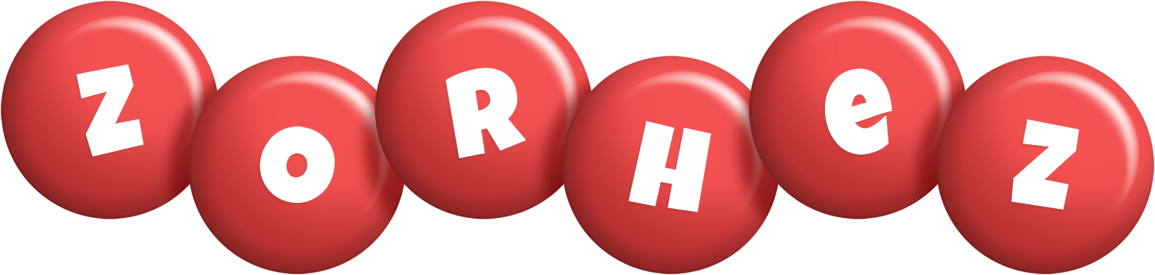 Zorhez candy-red logo