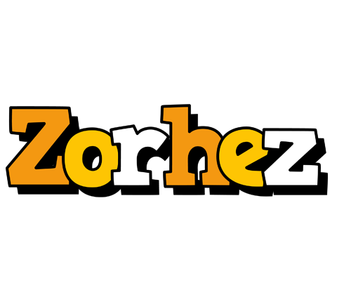 Zorhez cartoon logo