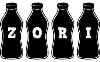 Zori bottle logo