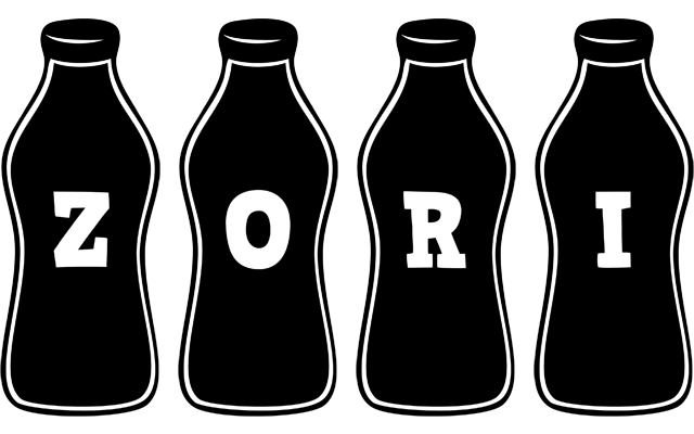 Zori bottle logo