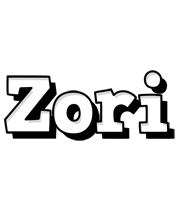 Zori snowing logo