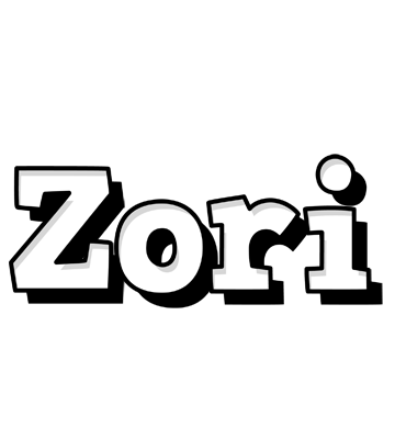 Zori snowing logo