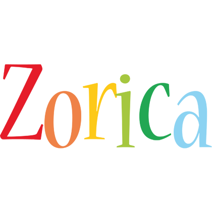 Zorica birthday logo