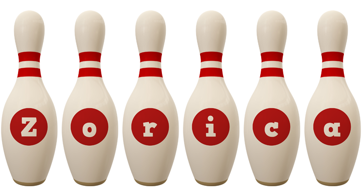 Zorica bowling-pin logo