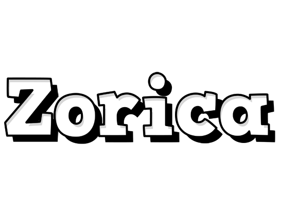 Zorica snowing logo