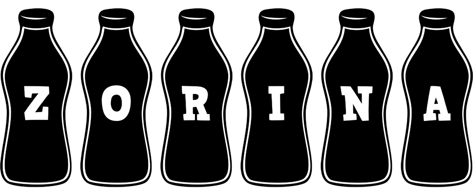 Zorina bottle logo