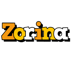 Zorina cartoon logo