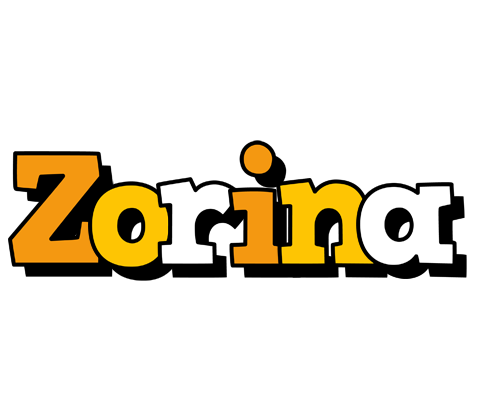 Zorina cartoon logo