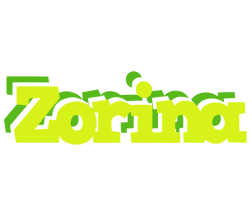 Zorina citrus logo