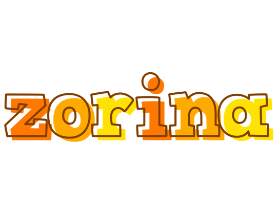 Zorina desert logo
