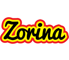 Zorina flaming logo