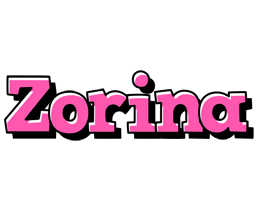 Zorina girlish logo