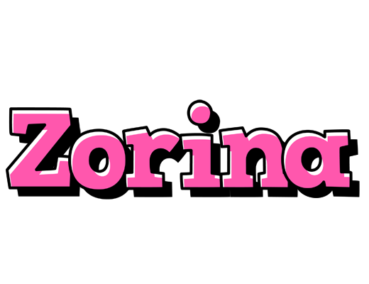 Zorina girlish logo