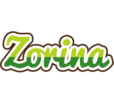 Zorina golfing logo