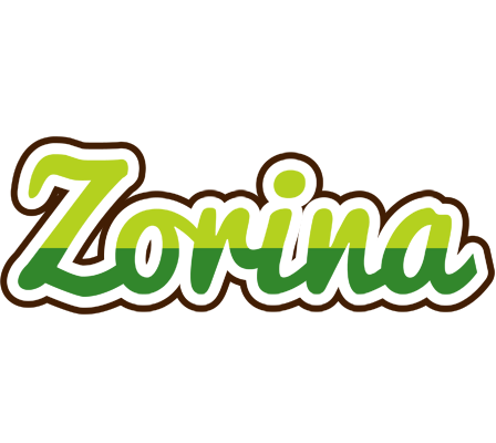 Zorina golfing logo