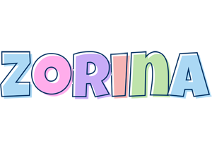 Zorina pastel logo