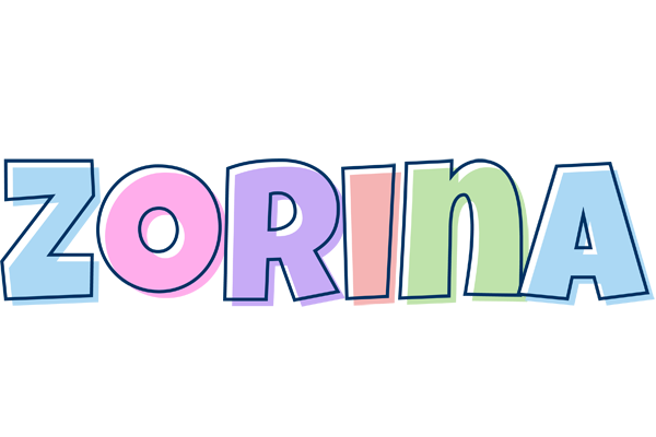 Zorina pastel logo