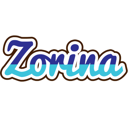 Zorina raining logo