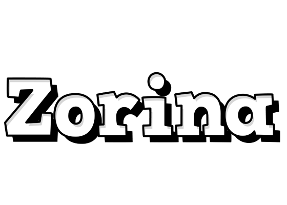Zorina snowing logo