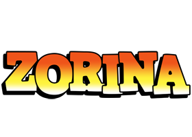 Zorina sunset logo