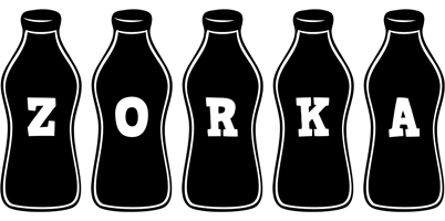 Zorka bottle logo