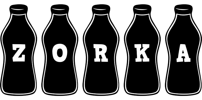 Zorka bottle logo