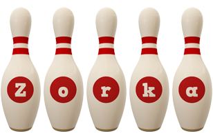 Zorka bowling-pin logo