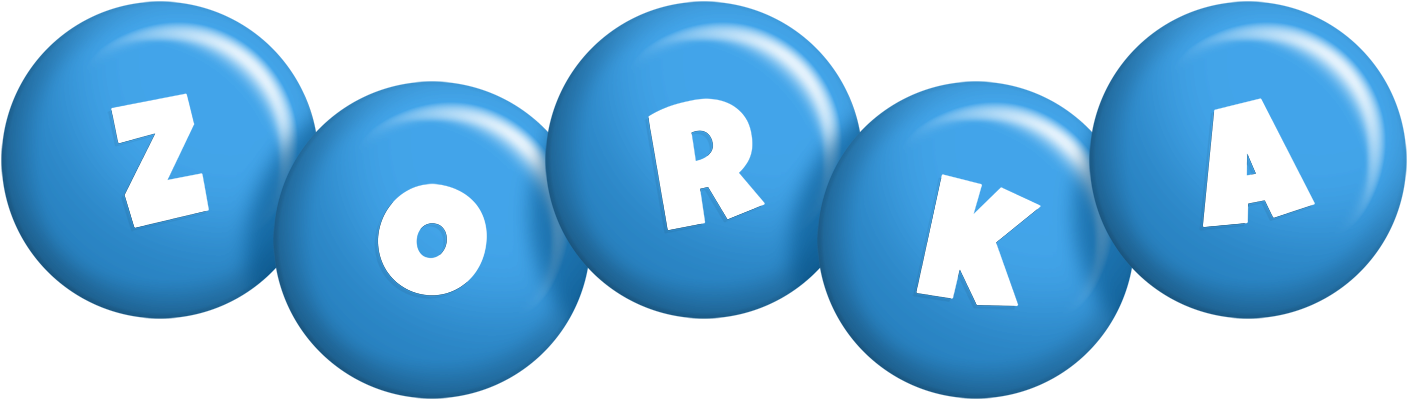 Zorka candy-blue logo
