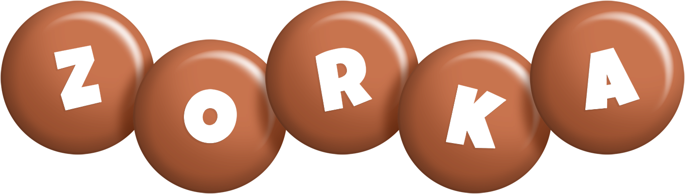 Zorka candy-brown logo