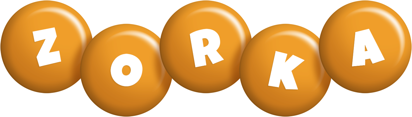 Zorka candy-orange logo