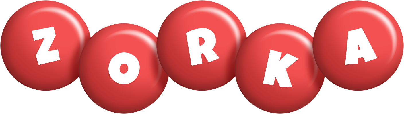 Zorka candy-red logo