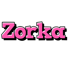 Zorka girlish logo