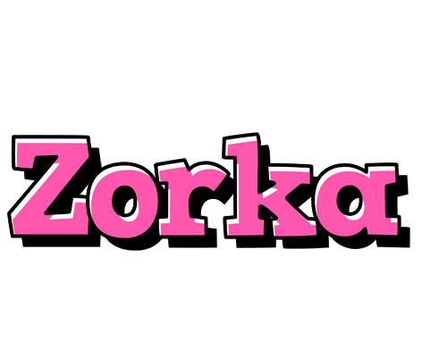 Zorka girlish logo