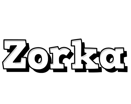 Zorka snowing logo