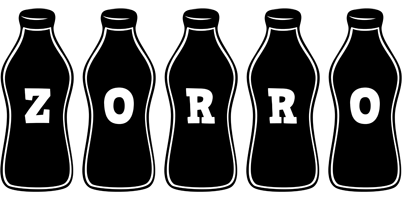 Zorro bottle logo
